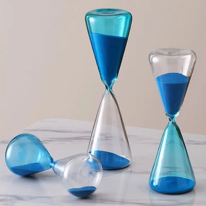 Purilite Select Modern Clear Glass Hourglass Timer