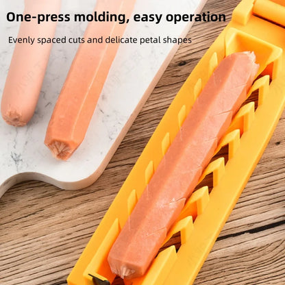 Purilite Select | Household Sausage & Ham Cutter | Multifunctional Manual Meat Cutter | DIY Hot Dog Slicer Kitchen Tool