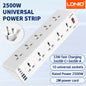 Purilite Select | LDNIO Multi 10-Outlet Power Strip | Universal Socket with USB-C PD & QC Fast Charging | 33W | 2m Extension Cable | Surge Protector