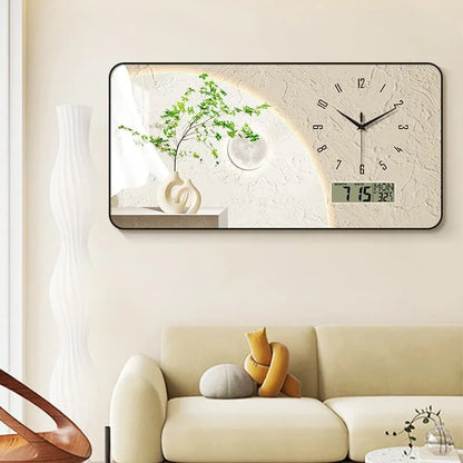 Purilite Select Large Size Flower Artwork Wall Clock