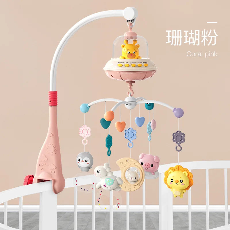 Purilite Select: Musical Baby Crib Mobile with Lights & Projection Remote-Controlled Crib Toy with Soothing Music and Nightlight