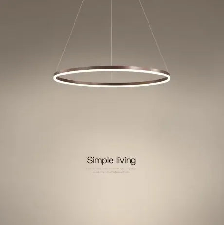 Purilite Select Nordic Minimalism Single Ring LED Chandelier