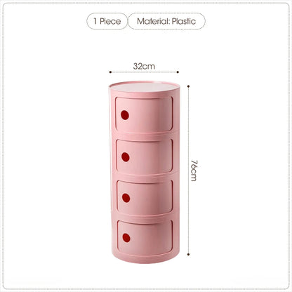 Purilite Select Nordic Net Red Bedside Cabinet