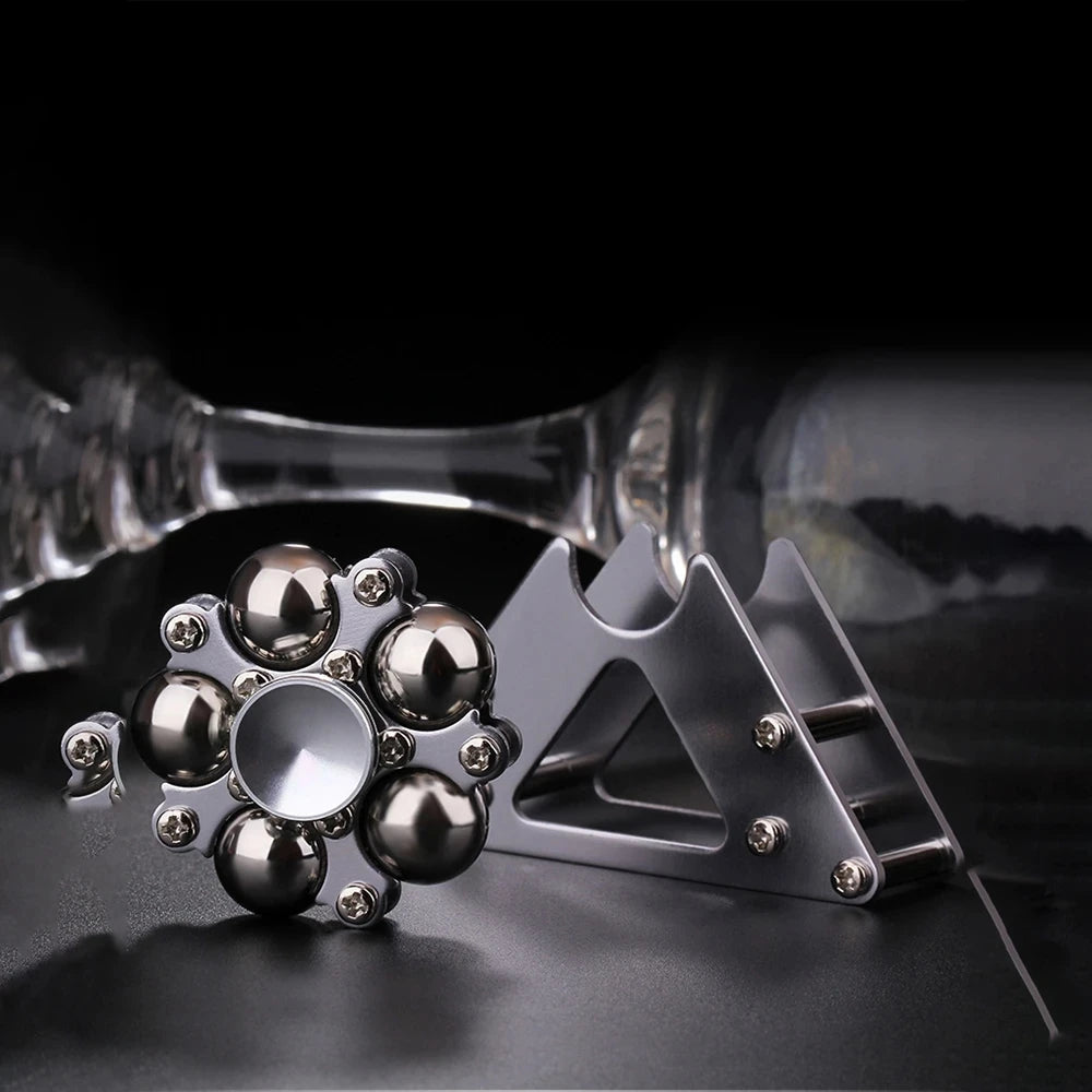 Purilite Select | Double Pendulum Fidget Spinner | Foldable Metal Gyroscope | Anti-Stress Hand Spinner Toy