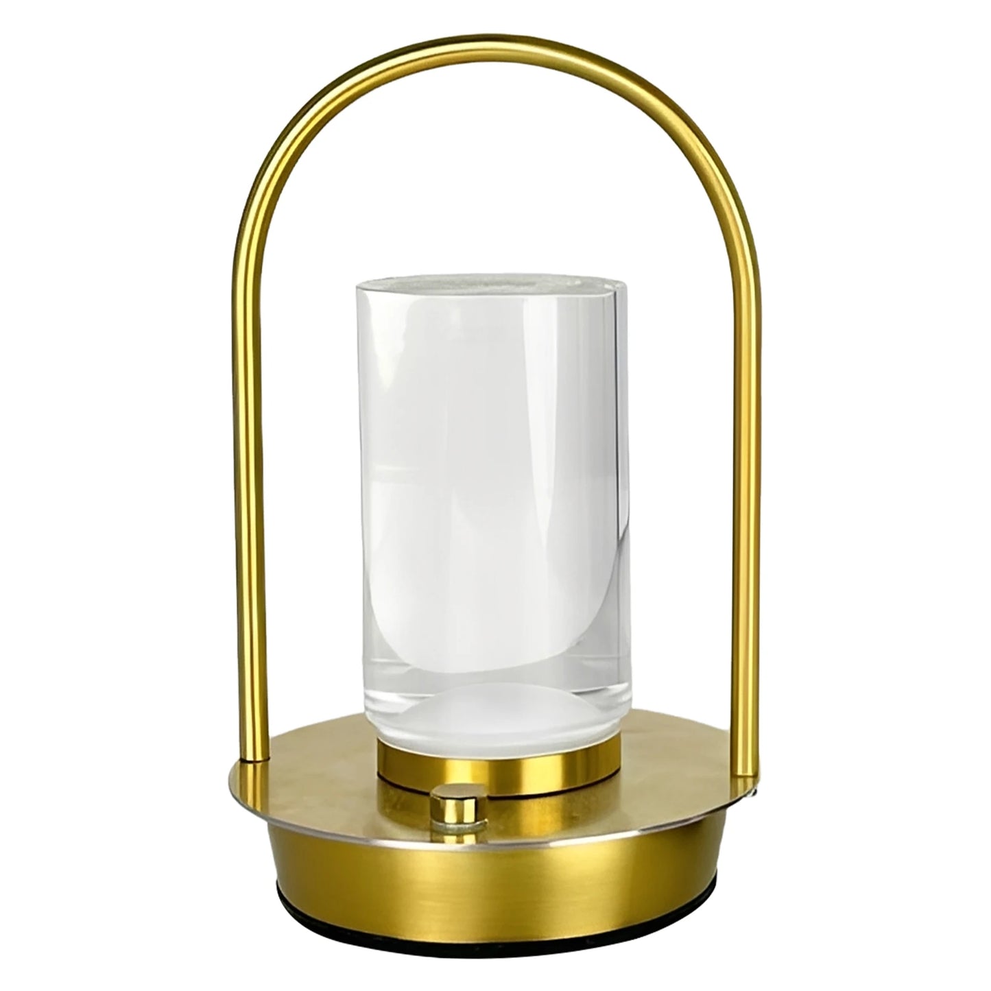 Purilite Select Retro Metal Touch Table Lamp | 3 Color Dimming Ambient Night Light | Rechargeable LED Desk & Bedside Lamp