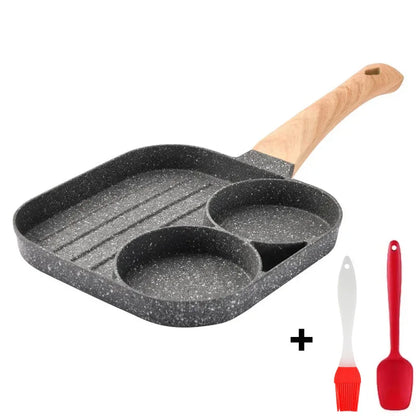 Purilite Select 4-Hole Nonstick Breakfast Frying Pan