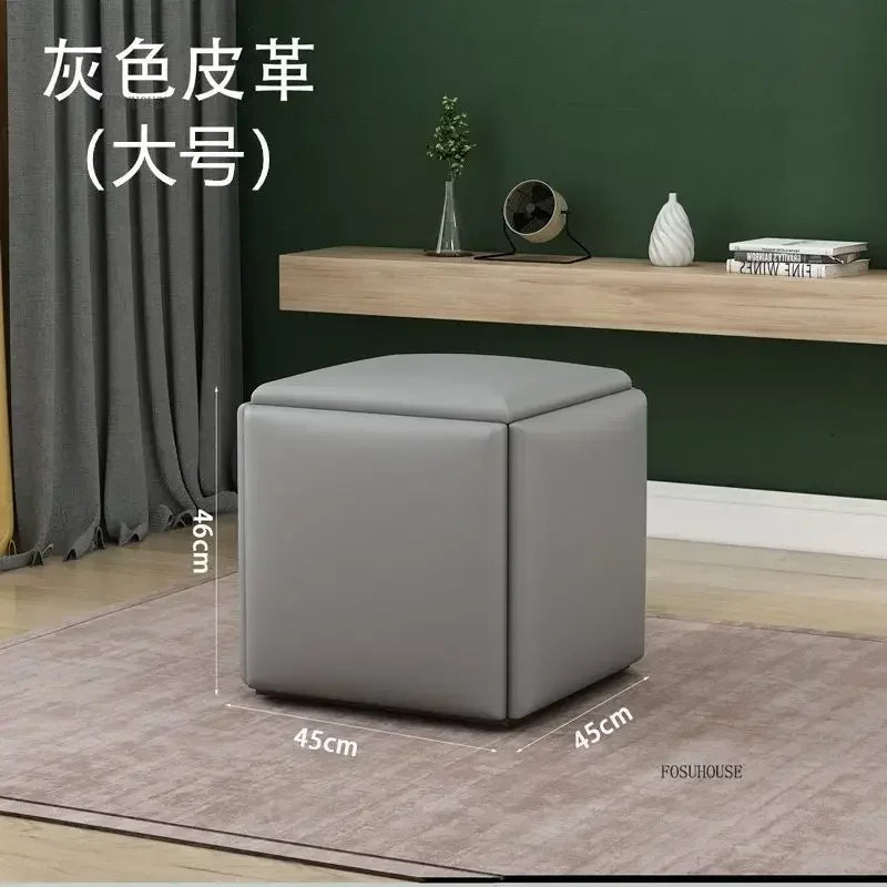 Purilite Select Modern 5-in-1 Rubik's Cube Sofa Stool