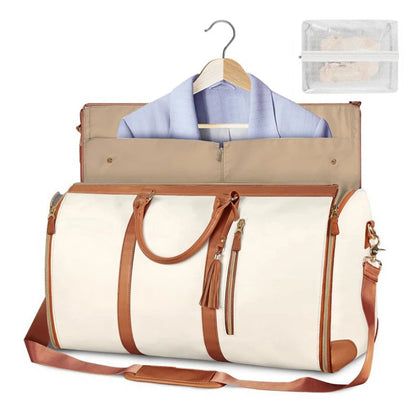 Purilite Select Foldable PU Leather Womens Travel Duffel Bag
