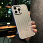 Purilite Select 3D Corrugated Stripe Luxury Business Luggage Case for iPhone 16/15/14/13 Pro Max