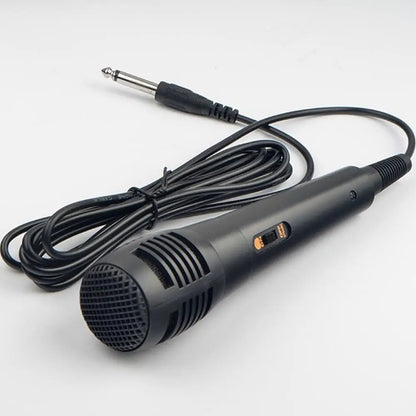 PURILITE SELECT BLACK PROFESSIONAL WIRED HANDHELD DYNAMIC MICROPHONE – KARAOKE, RECORDING & VOCAL MIC (3.5MM / 6.35MM)