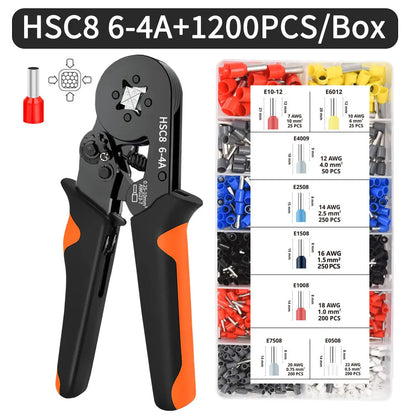 Purilite Select Hexagonal Self-Adjustable Ratchet Ferrule Crimping Tool Kit