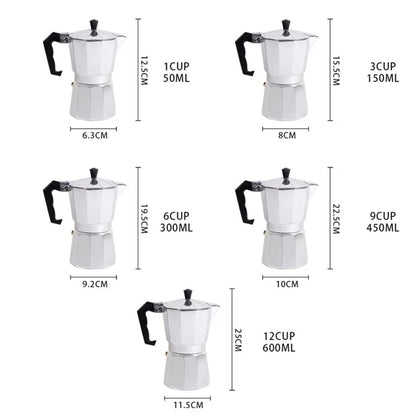 Purilite Select Aluminum Mocha Coffee Maker Pot