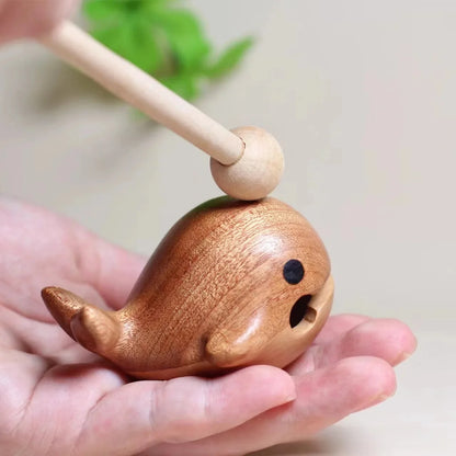 Purilite Select Solid Wood Panda Toothpick Holder