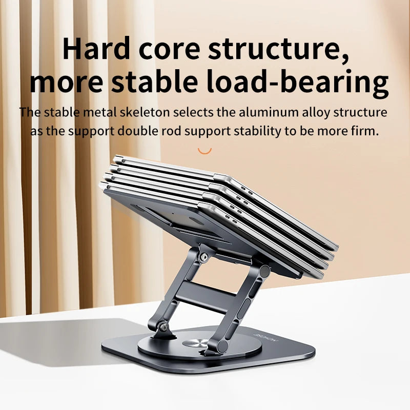 Purilite Select Laptop Stand | 360° Rotatable Laptop Holder | Adjustable Desk Riser | Aluminum Alloy Notebook Stand | 9.7–17.3 Inch Laptop Stand
