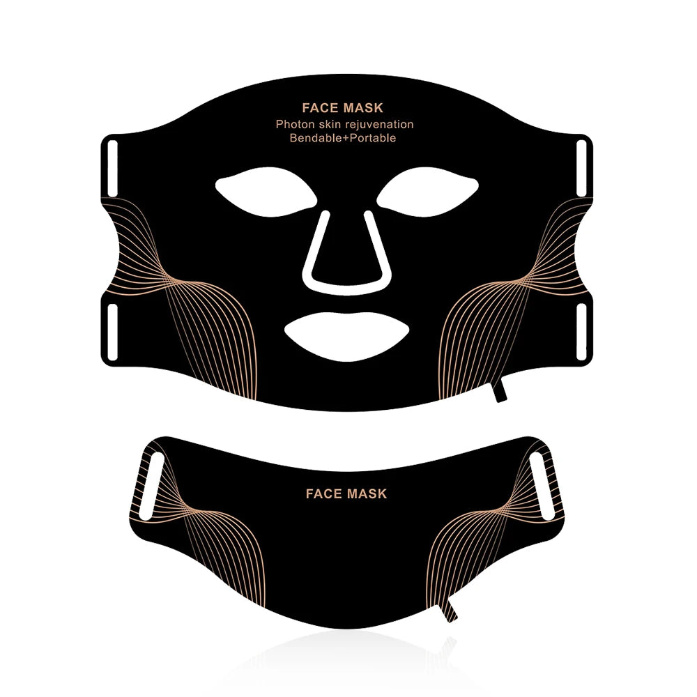 Purilite Select Wireless 7 Color LED Photon Facial & Neck Rejuvenation Silicone Mask