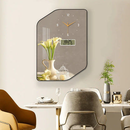 Purilite Select Large Size Aluminum Alloy Framed Artwork Wall Clock