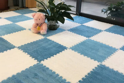 Purilite Select 30x30CM Soft Plush Children Kids Rug Play Mat