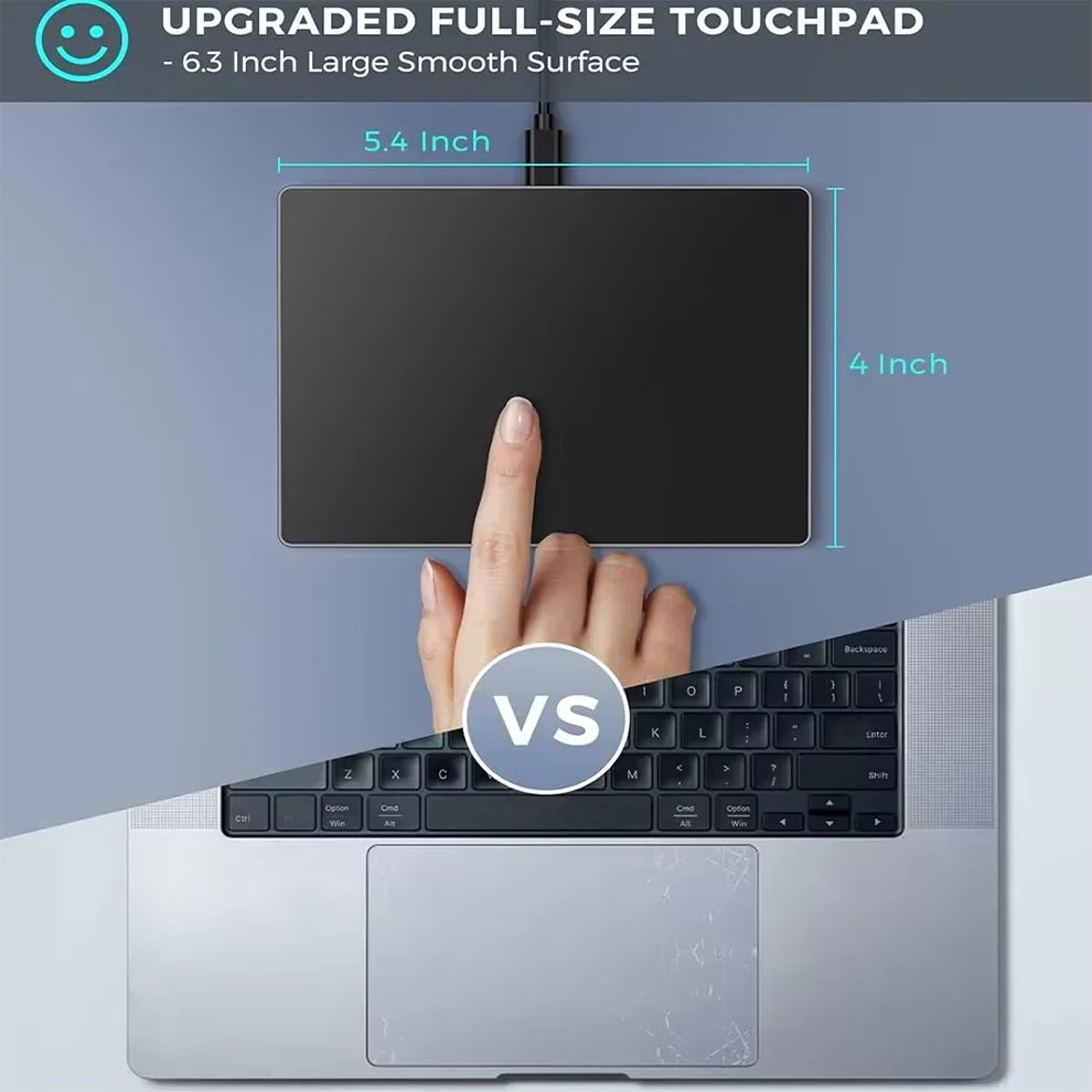 PURILITE SELECT WIRED MULTI-TOUCH USB TRACKPAD – HIGH PRECISION TOUCHPAD FOR WINDOWS LAPTOPS & PCS