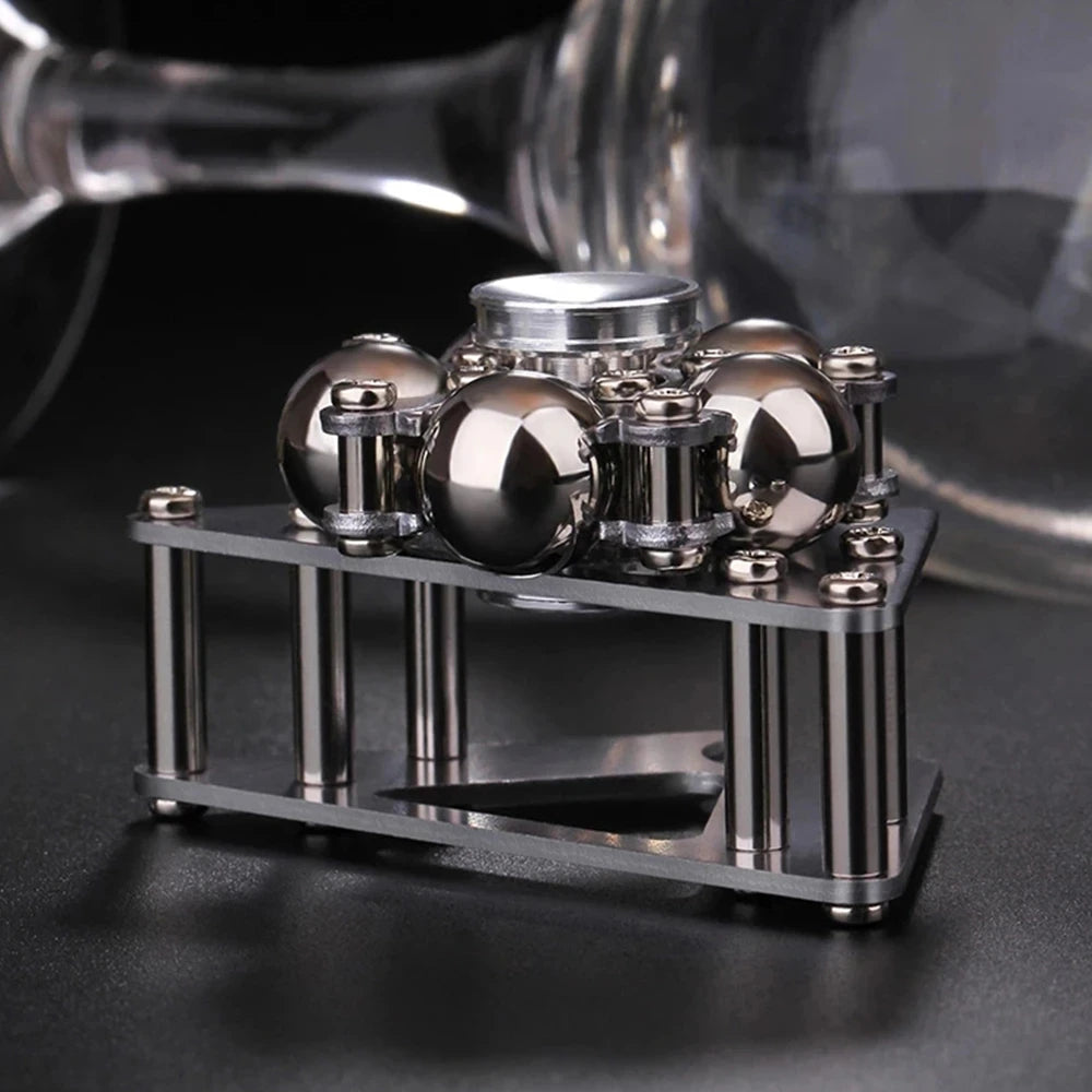 Purilite Select | Double Pendulum Fidget Spinner | Foldable Metal Gyroscope | Anti-Stress Hand Spinner Toy