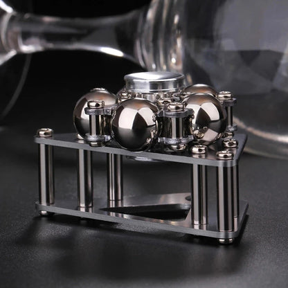 Purilite Select | Double Pendulum Fidget Spinner | Foldable Metal Gyroscope | Anti-Stress Hand Spinner Toy