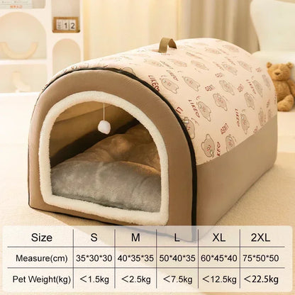 Purilite Select Warm Detachable Dog & Cat Sleeping Bed
