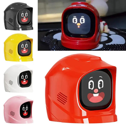 Purilite Select Intelligent Electronic Dashboard Companion Ornament with Interactive Facial Expressions for Car Interior Decoration (Set of 2)