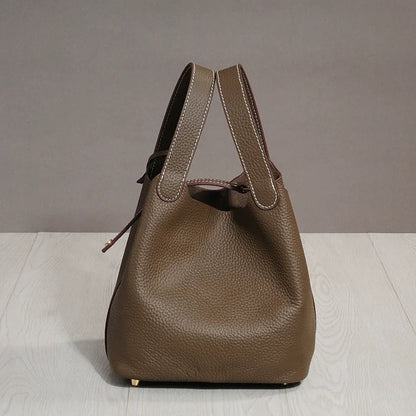 Purilite Select Cowhide Bucket Lunch Bag