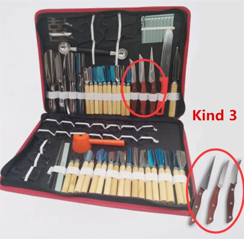 Purilite Select 80pcs Culinary Chef Carving Tool Set