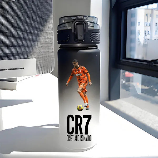 Purilite Select CR7 Football Star Straw Water Bottle