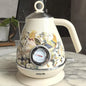 Purilite Select – 1.7L Retro Stainless Steel Electric Kettle with Thermometer