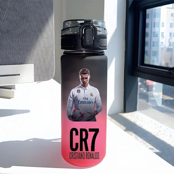 Purilite Select CR7 Football Star Straw Water Bottle