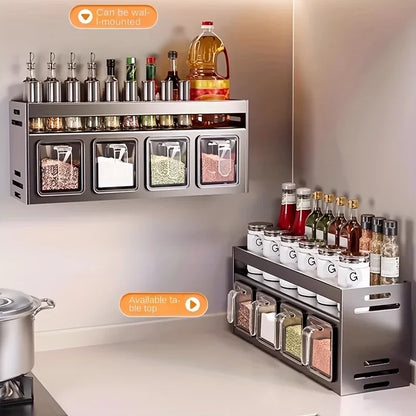 Purilite Select Stainless Steel Kitchen Spice Rack