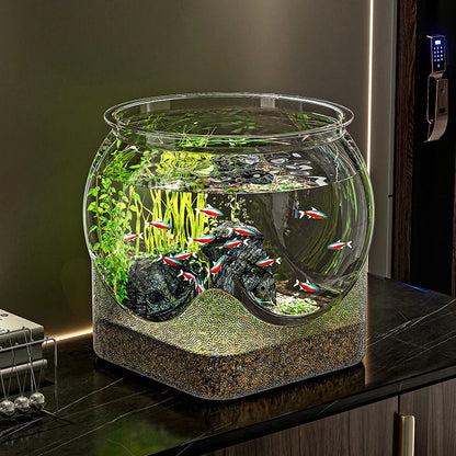 Purilite Select Clear Round Desktop Fish Tank