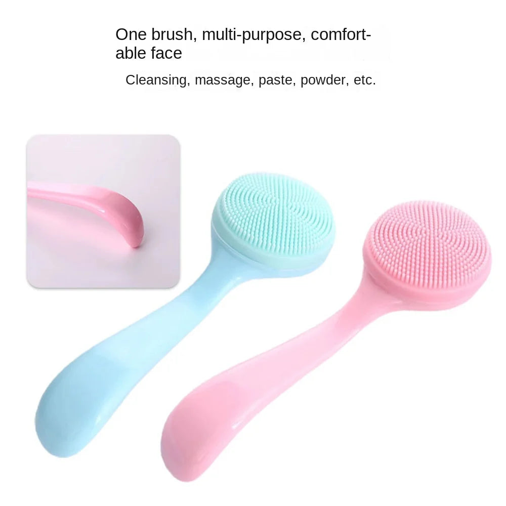 Purilite Select Silicone Skin Care Facial Cleansing Brush Blackhead Remover Massage Wash Tool (Set of 3)