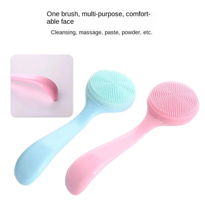 Purilite Select Silicone Skin Care Facial Cleansing Brush Blackhead Remover Massage Wash Tool (Set of 3)