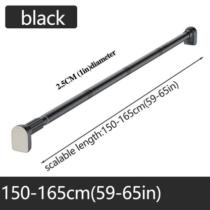 Purilite Select Telescopic Stainless Steel Shower Curtain Rod (Up to 2.7m)