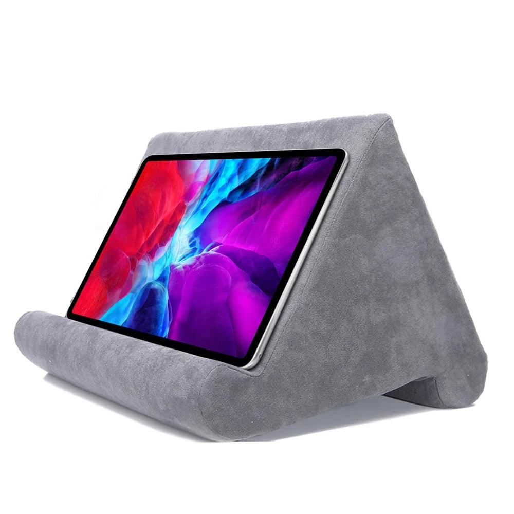 Purilite Select Sponge Pillow Tablet Holder | Multi-Angle Soft Support Stand | Tablet & Mobile Phone Reading Pillow