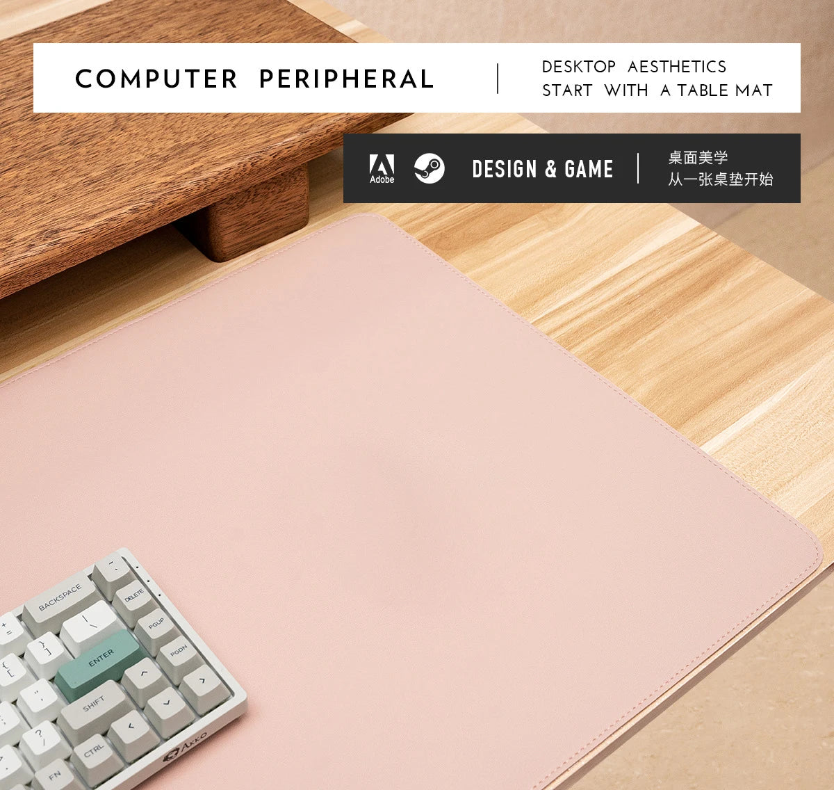 Purilite Select PU Leather Office Desk Pad