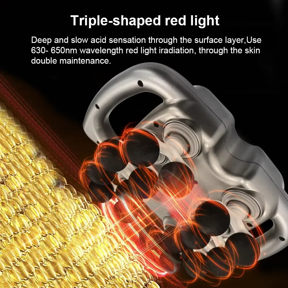 Purilite Select Deep Tissue Percussion Massage Gun for Muscle Recovery – 9-Speed Rechargeable Handheld Massager for Pain Relief in Back, Neck & Body