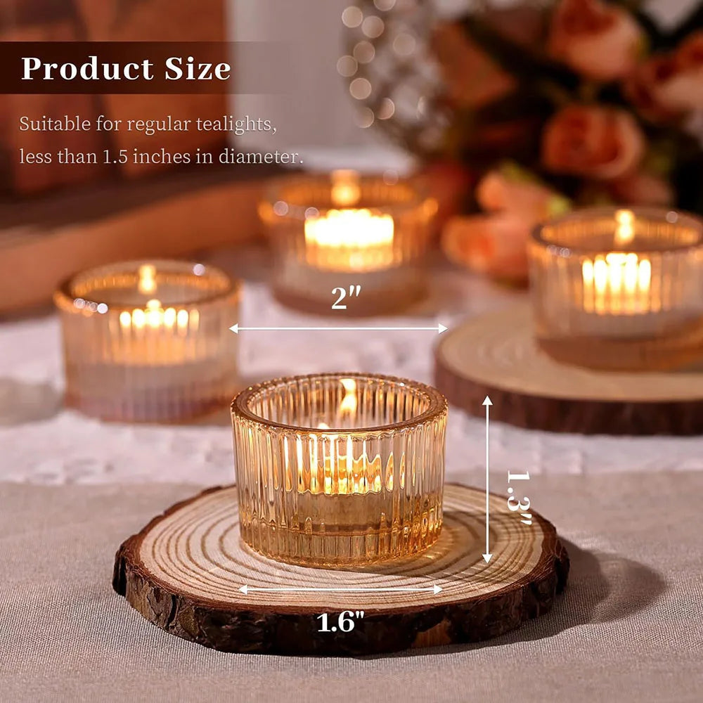 Purilite Select Tealight Gold Candle Holders