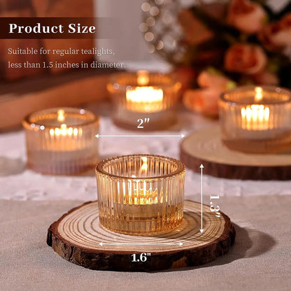 Purilite Select Tealight Gold Candle Holders
