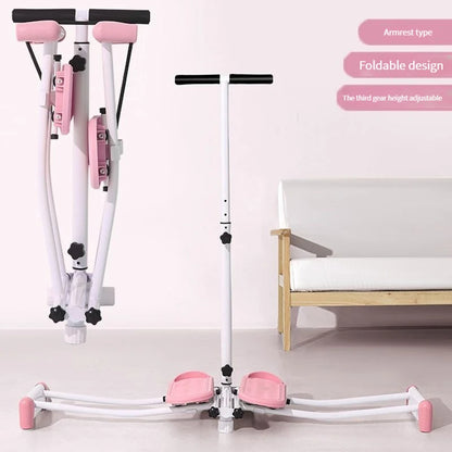 Purilite Select Multifunctional Indoor Mini Ski Machine for Home Fitness Core Training and Full Body Exercise