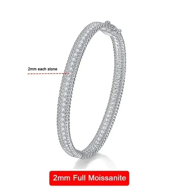 Purilite Select 2mm Full Moissanite Bangle