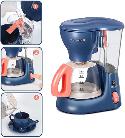 Purilite Select Kids Kitchen Play Appliance Set – Pretend Play Washing Machine, Oven, Microwave & Bread Maker Toy Set