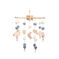 Purilite Select Wooden Baby Crib Mobile | Crochet Star Hanging Bed Bell | Nursery Rattle Decoration | Newborn Comfort Toy