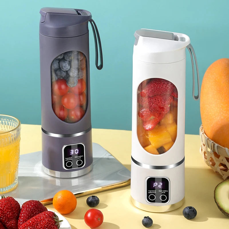 Purilite Select Portable 10-Blade USB Rechargeable Fruit Juicer Blender 450ml
