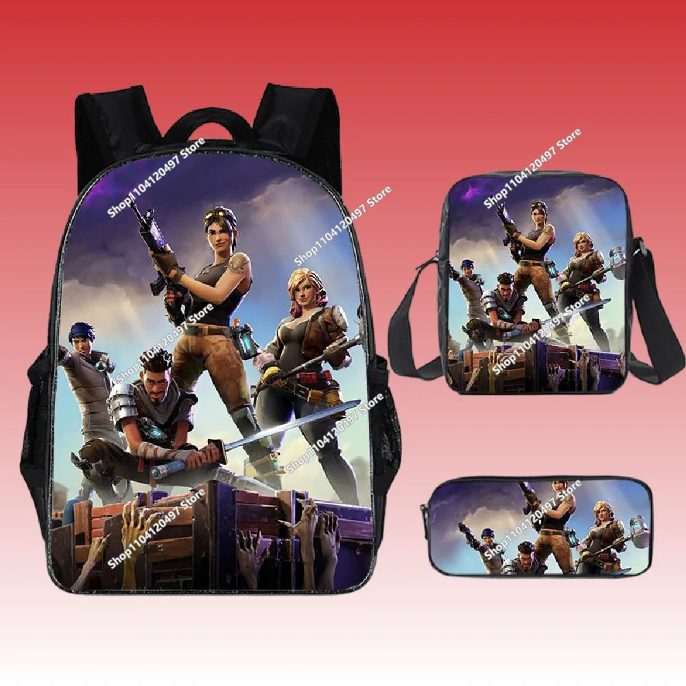 Purilite Select 3PCS Fortnite School Bag Set