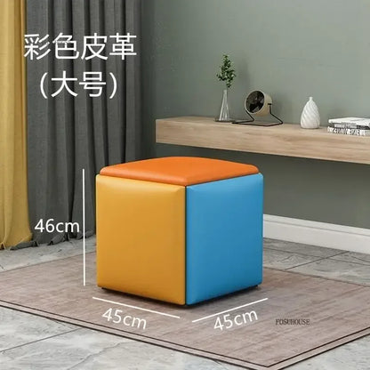 Purilite Select Modern 5-in-1 Rubik's Cube Sofa Stool
