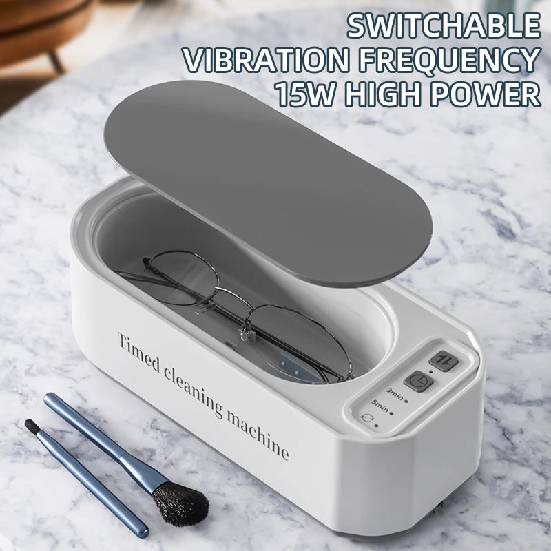 Purilite Select Ultrasonic Glasses & Jewelry Cleaning Machine 250mAh – 45KHz Deep Cleaning Cleaner with 3 Cleaning Modes