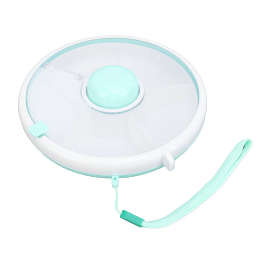 Purilite Select 360° Rotating Snack Container Set of 2 Large Capacity Kids Fruit Storage Boxes with Lids for Home